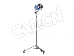 C4D电影拍摄钨丝聚光灯模型 Arri Tungsten Junior 150