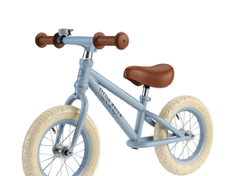 哑光蓝色平衡车Little Dutch品牌童车3D模型素材下载Balance Bike Matt Blue by Little