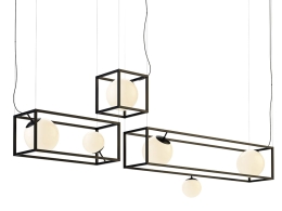 维特5号吊灯Rich Brilliant Willing设计3D模型素材下载Witt 5 Chandelier by Rich Bri