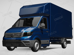 大众房车旅行车2021款C4D汽车模型下载