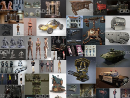 79个游戏模型合集 PBR Game 3D-Models Bundle August 2019
