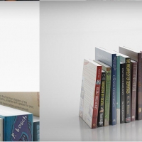 书房摆放的英文书刊C4D模型 English books 3D model