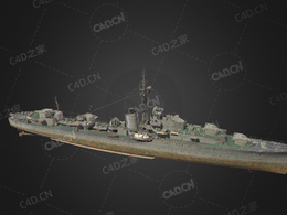 英国皇家海军日德兰9级驱逐舰C4D模型下载Jutland 3d model