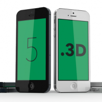 苹果手机3D模型：iPhone 5模型