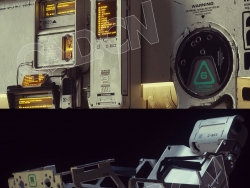 C4D OCTANE科幻太空舱座椅vr体验椅医疗床Scifi Medical Bed - Game Ready 3D model