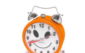 黄色闹钟C4D模型 alarm clock