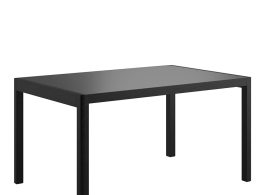 工作室黑色桌子Muuto办公家具3D模型素材下载Workshop Black Table by Muuto