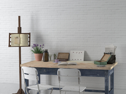 c4d模型试验办公桌现代家具模型下载Tables and chairs