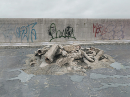 战后损毁模型：旧建筑物拆除垃圾