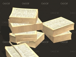 发黄的纸张旧书 old books