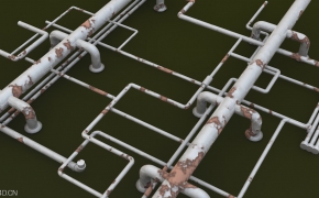 管道C4D模型 The Conduit 3d model