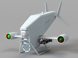 科幻飞行器C4D模型 NRH Vulcano