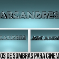 C4D文字工程文件：Sombras C4D