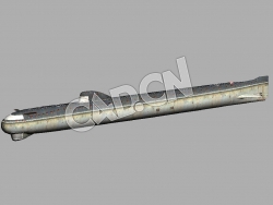 C4DN级核潜艇627型攻击核潜艇模型 November class submarine 3d Model