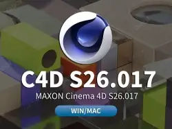 C4D S26三维建模动画模拟渲染软件Cinema 4D S26.107 Win/Mac