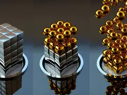 C4D魔方变圆球变换动画工程 Motion Graphics MoGraph Animation