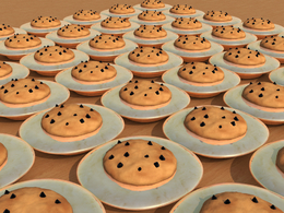 曲奇饼干C4D模型 Cookies