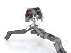 三足科幻机器人Tripedal Robot