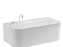 声纳浴缸1600毫米Laufen品牌独立式浴缸3D模型素材下载Sonar Bathtub 1600 mm by Laufe