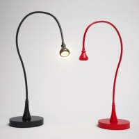 一对黑红色台灯C4D模型 lamp（vray渲染）