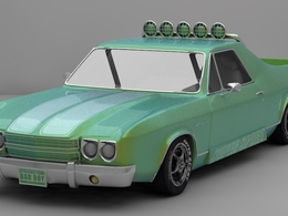 雪佛兰赛carC4D模型 EL Camino