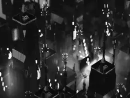 C4D实用工程第248季：科幻城市夜色创意动画C4D工程文件 c4d project