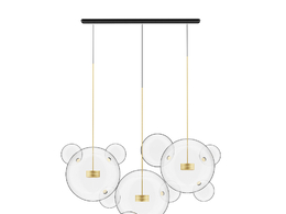 现代简约风格气泡造型吊灯c4d模型下载