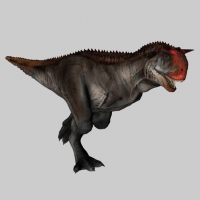 奔跑的恐龙3d模型（带绑定及动作）Dinosaur 3d model-moveF