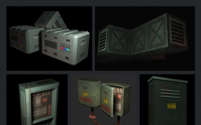 科幻工业场景模型 Dexsoft - Industrial Sci-Fi Model Pack