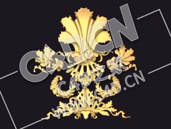 C4D欧式浮雕花构件装饰花件浮雕构件挂件套口雕花立体雕花外墙雕花模型 NEOCLASSIC-FL