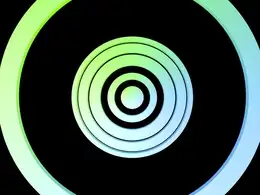 C4D二维圆环循环动画工程文件 Circular loop animation