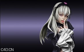 动漫人物：蔷薇少女3D模型 Rozen Maiden – Suigintou