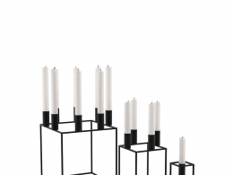 Kubus 烛台装饰烛台3D模型素材下载Kubus Candleholder by Lassen