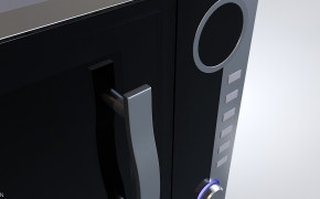 格兰仕微波炉C4D高精度模型 Microwave Oven