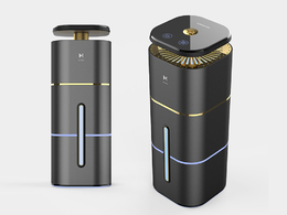 方柱形汽车加湿器3d模型下载