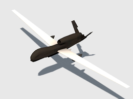 美国空军全球鹰最先进无人机UAV GlobalHawk