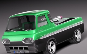 汽车C4D模型：福特伊克莱E-100 1961-1967