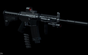 m4步枪(卡宾枪)C4D模型 M4 3D MODEL