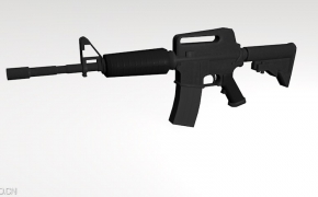 M4卡宾枪C4D模型