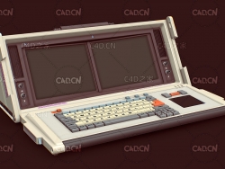电脑控制屏幕C4D模型 Microcomputer