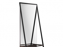 Potocco品牌独立式圆形镜子3D模型素材下载Tale Freestanding Rectangular Mirror by P