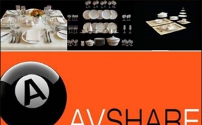 厨房餐具3D模型合集 Avshare – Kitchen Accessories