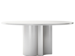 赞诺塔圆形餐桌现代餐桌3D模型素材下载Bol Round Table by Zanotta