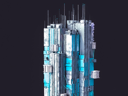 未来科幻赛博朋克高层建筑future architecture-42