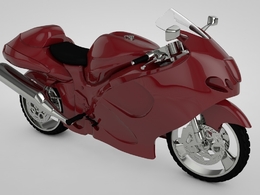 摩托车建模-渲染