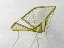 简易网状懒人椅单人椅C4D模型 chair 3d model