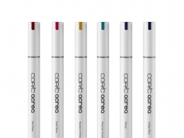 Copic深色马克笔套装 (绘画工具)3D模型素材下载Copic Acrea Markers Set Deep by Copi