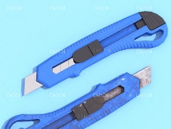美工刀壁纸刀C4D模型 Utility knife 3d model