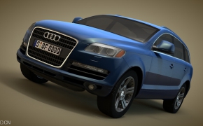 奥迪Q7汽车C4D模型 Audi Q7