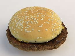 乳酪汉堡C4D模型 Chesse Burger